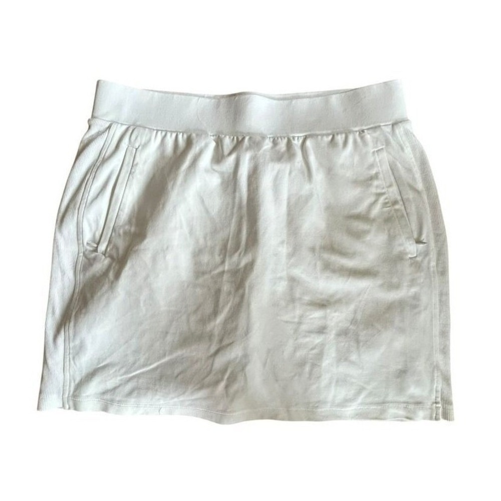 Preppy White Athletic Tennis Skort‎ Built In Shorts Medium P Golf Sporty Summer